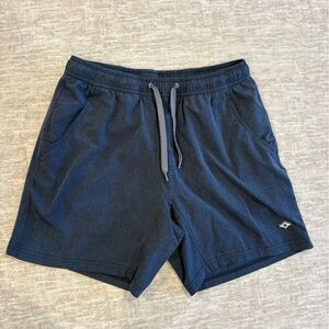 BURLEBO Men’s Athletic Shorts. Navy Blue. Size Small.